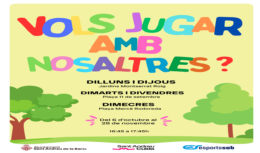 Imatge de la notícia: Vols jugar amb nosaltres?